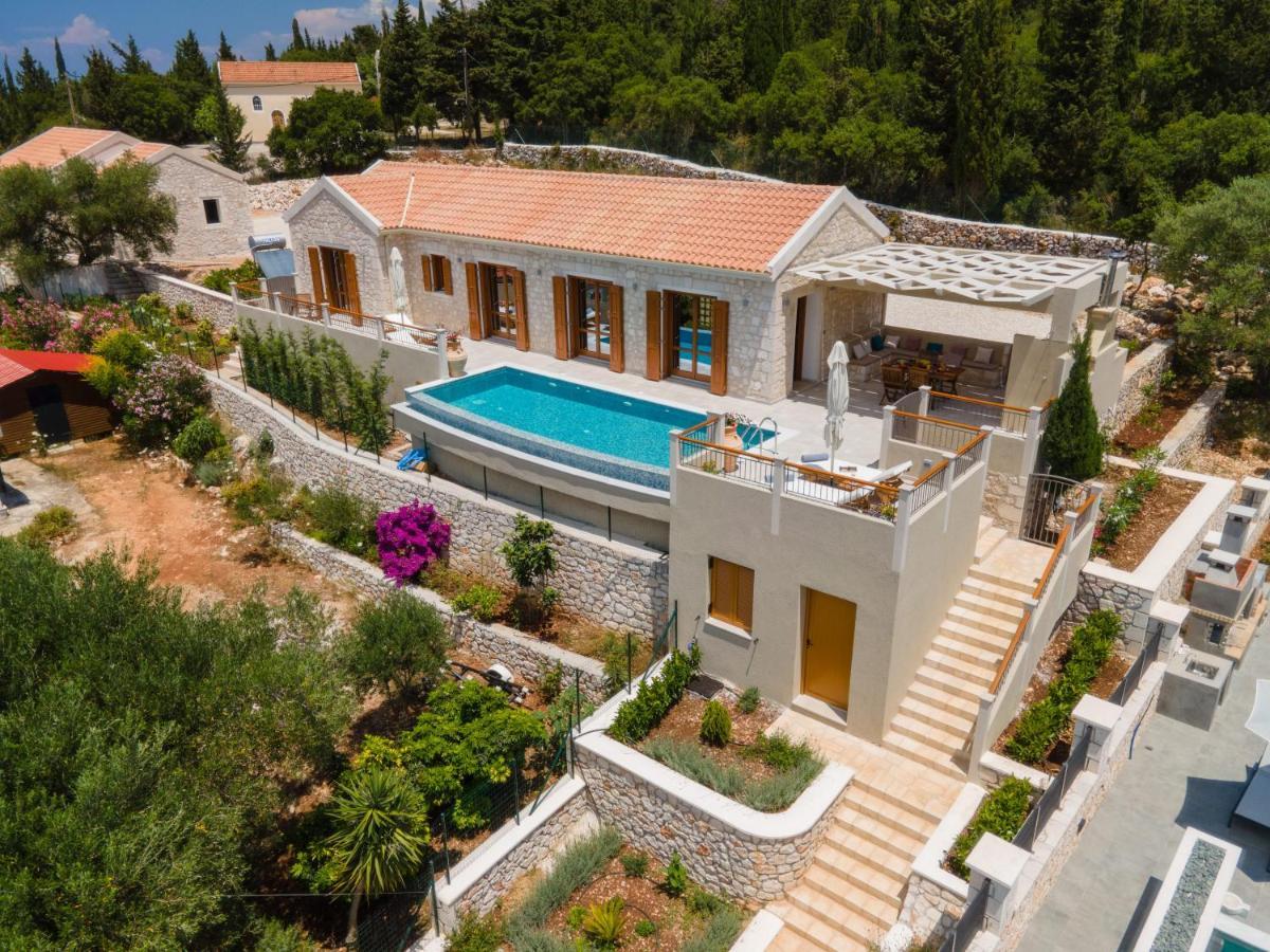 Pitharia Luxury Villa With Amazing Sea Views Khalikerí 외부 사진